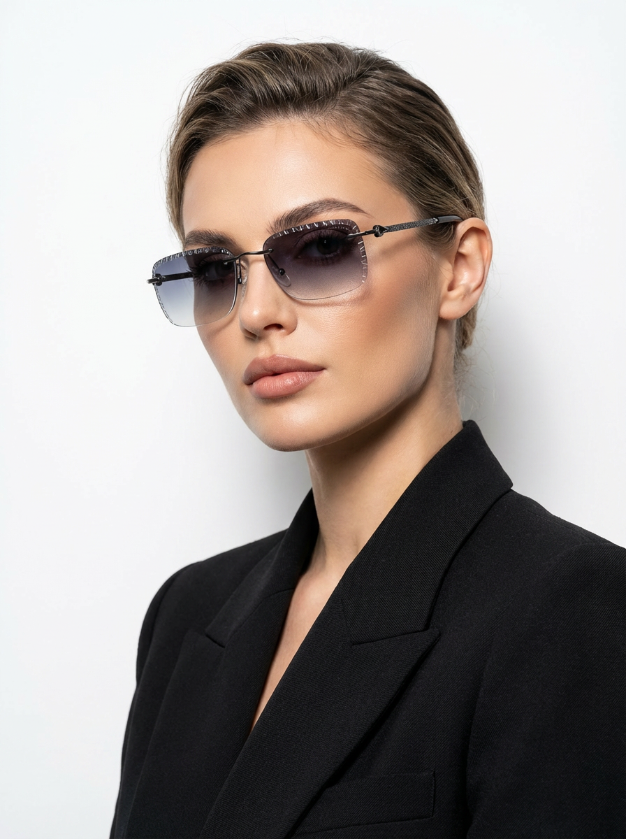 Model mit Miami Sonnenbrille von LL Eyewear